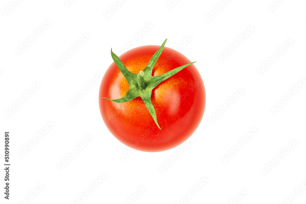 Canvas Prints isolated tomato on white background - Canvas Prints