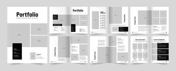 Architecture portfolio interior portfolio design 