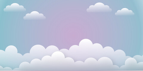 Sky and clouds, Nature background, Concept for brochures, book covers, notebooks background, magazine, business card, branding, banners, space for the text, design style.