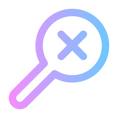 rejection gradient icon