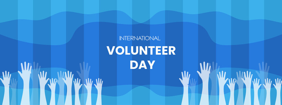 International Volunteer Day Banner Design