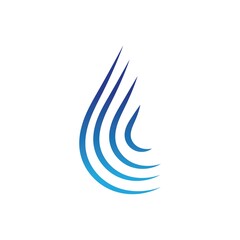 Obraz premium Water drop Logo Template vector