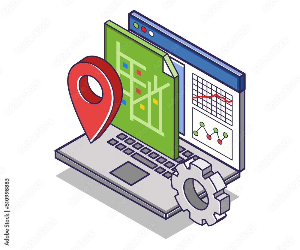 Poster Analysis of location map data with the application