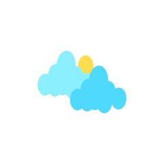 Fototapeta na wymiar cloud vector icon illustration design