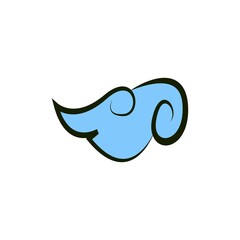 cloud vector icon illustration design