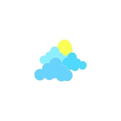 Fototapeta na wymiar cloud vector icon illustration design