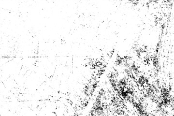 Grunge black and white vector texture. Monochrome dirty background. Abstract worn surface