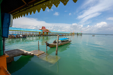 traditional boat in bintan island