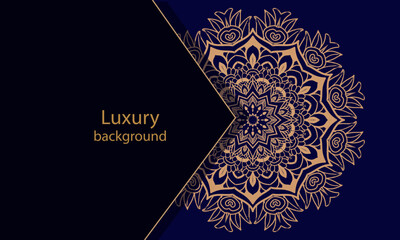 Creative mandala background with ornament