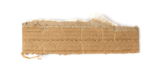 Cardboard, Carton, Ripped Kraft Paper, Wrapping Piece