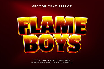flame boys lava volcano text effect editable hot and magma text style