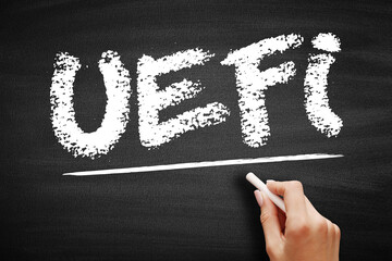 UEFI Unified Extensible Firmware Interface - publicly available specification that defines a...