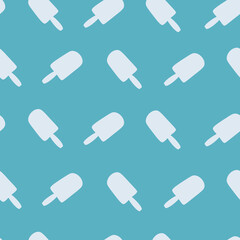 seamless pattern with summer ice cream background