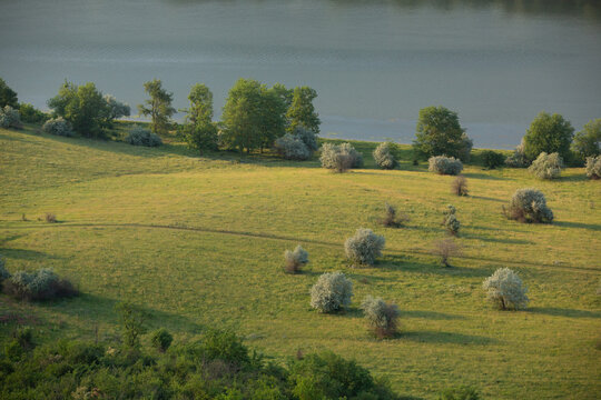 Photography with beautiful nature from Moldova in summer. Landscape in Europe.