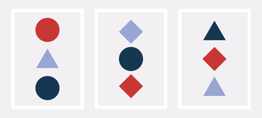 Abstract geometric art. Home decor geometric minimalist. Modern wall art geometric