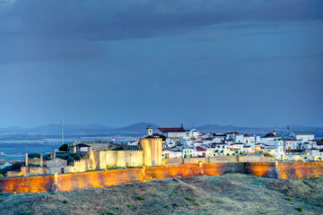 Fototapeta na wymiar Elvas historical center, Portugal, HDR Image