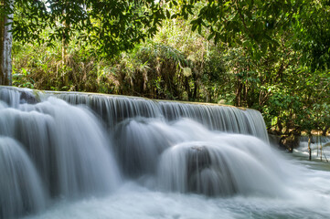 Fototapeta na wymiar Kuang Si Falls, Luang Prabang Province, Laos