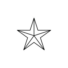 Stars, Night Thin Line Icon Vector Illustration Logo Template. Suitable For Many Purposes.