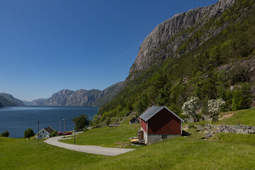 Fototapeta na wymiar Songesand, Lysefjord, Rogaland, Norwegen
