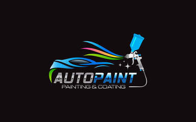 Illustration graphic vector of Auto Car Painting logo design template