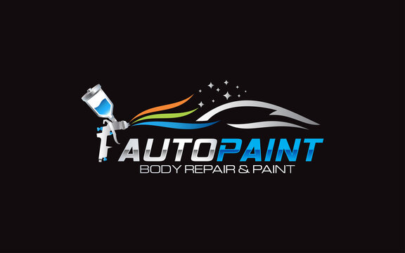 Illustration graphic vector of Auto Car Painting logo design template