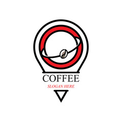 Obraz premium Coffee cup Logo Template