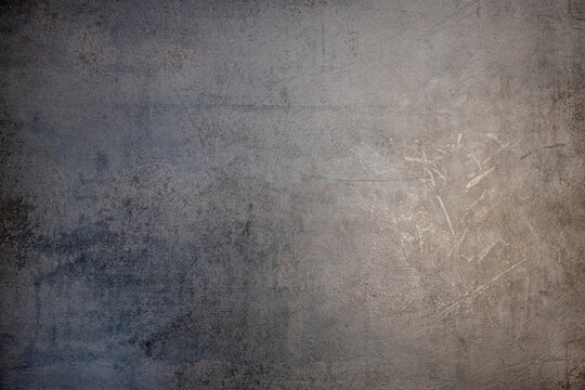 Dark gray concrete wall texture. Design on cement and concrete textures for the background.