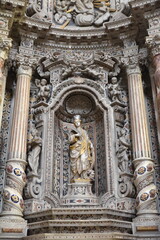 Autel baroque à Palerme. Sicile