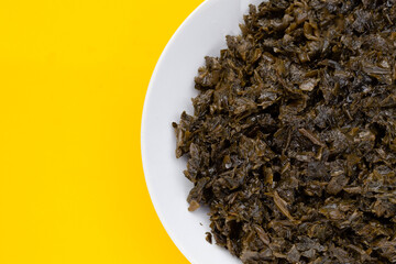 Olive Pickled Green Mustard with Mushroom