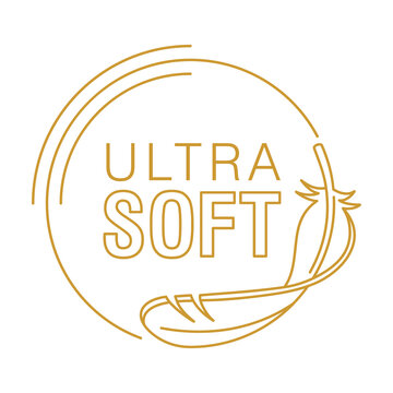 Ultra Soft Properties Icon - Feather In Thin Line