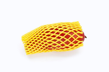 Mango in fruit foam net for protection