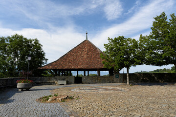 Estavayer-le-Lac of the Canton of Fribourg in Switzerland