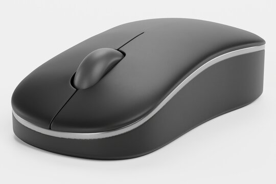 Realistic 3D Render of PC Mouse