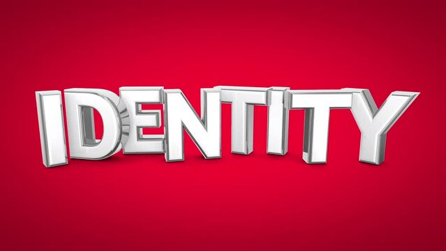 Identity Personal Information Brand Corporate Image 3d Animation
