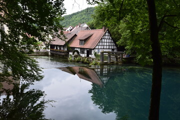 Fototapeta premium Der Blautopf in Blaubeuren