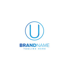 Letter U logo icon design template