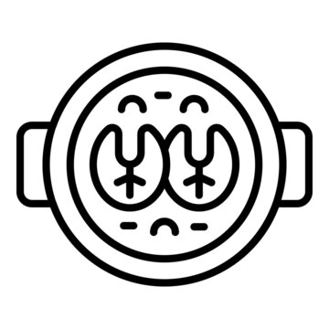 recommend clip art: Fish paella icon outline vector. Spanish food. Cooking culinary