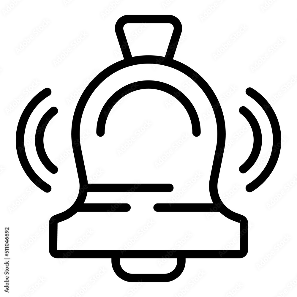 Poster monetize notification icon outline vector. data blog. digital lead