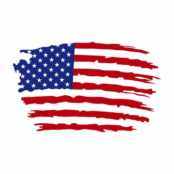 US flag vector t shirt design