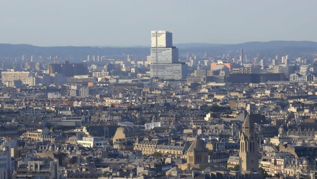 Tower of the judicial court of Paris building, France