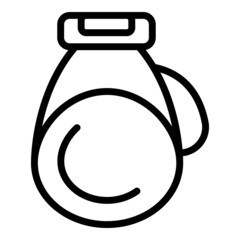 Mma gloves icon outline vector. Hand boxer. Safety fun