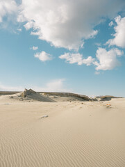 sand dunes in park