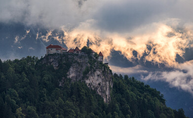 Lake Bled on a summer morning