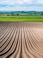 Fields and Farmlands, English Village, England, Europe