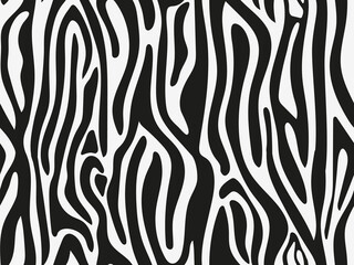 Zebra stripes seamless pattern. Stock texture of the animal. Fashion design, print on fabric wallpaper, website template design. vector.