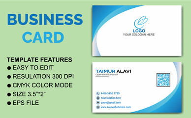 I will do professional modern minimalist luxury business card design