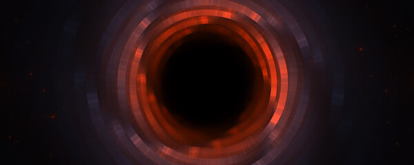 Dark red abstract circular lines background