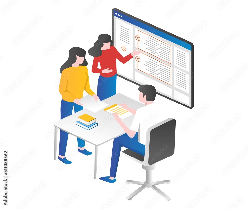 Poster correcting assignments before they are accepted