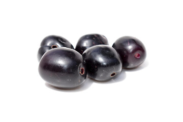 Java plum fruit isolated on white background