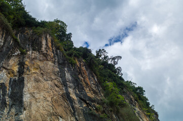 Tham Ting Cave in Luang Prabang. These caves are a well known a place of pilgrimage with 5,000 of Buddhist statues